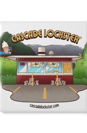 Cascade Lockster Ceramic Coaster - Eastwind Drive-in Design