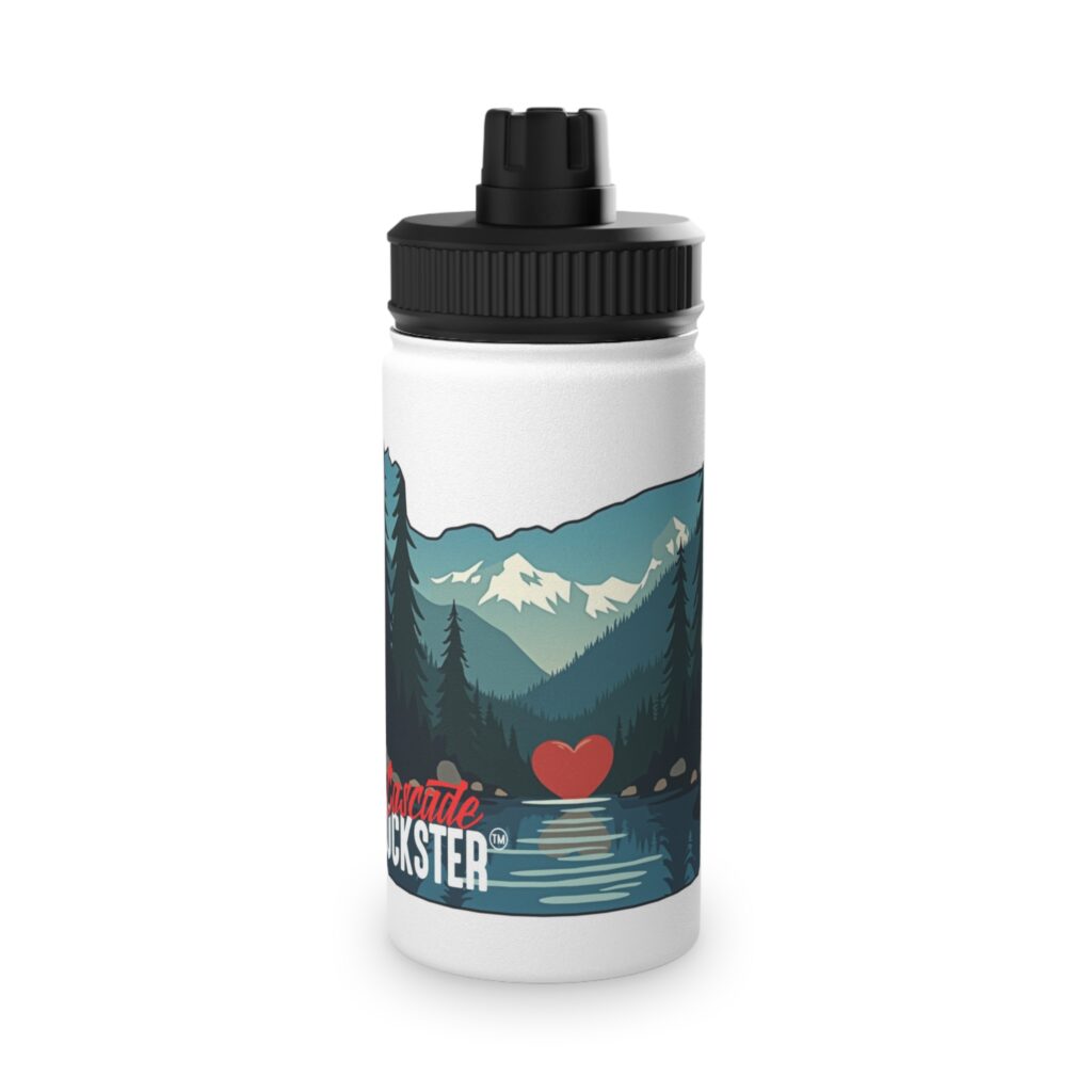 Adventure-Ready Stainless Steel Water Bottle with Sports Lid - Eco-Friendly Hydration for Outdoor Enthusiasts