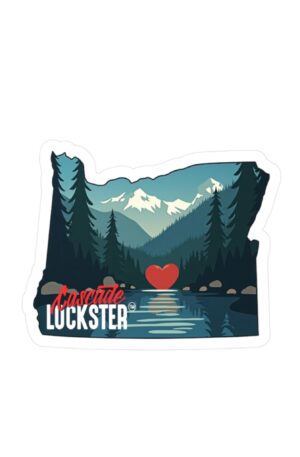 Cascade Lockster Kiss-Cut Vinyl Decals - Nature Lover Stickers for Outdoorsy Vibes