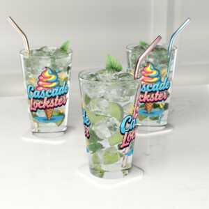 Cascade Lockster Ice Cream Pint Glass - 16oz