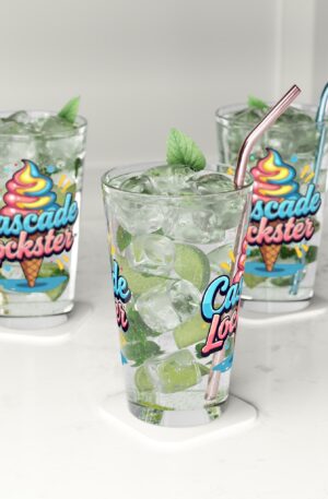 Cascade Lockster Ice Cream Pint Glass - 16oz