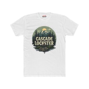 Cascade Lockster Unisex Cotton Crew Tee - Outdoor Adventure T-Shirt