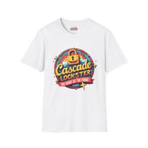 Cascade Lockster Unisex Softstyle T-Shirt, Unique Graphic Tee, Fun Casual Wear, Gift for Adventure Seekers, Festival Fashion