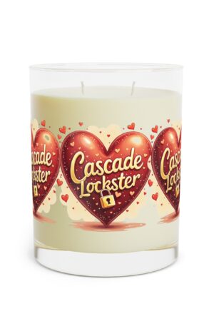 Cascade Lockster Scented Candle - Heart Design, 11oz