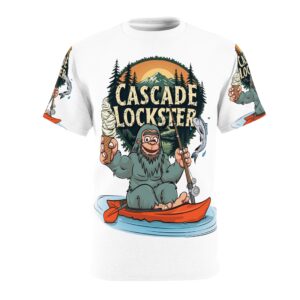 Cascade Lockster Adventure Tee - Fun Unisex Cut & Sew Graphic T-Shirt