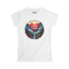 Cascade Lockster Love Women's Softstyle Tee | Nature Lover Gift, Scenic Shirt, Heart Design, Outdoor Adventure Apparel, Summer Casual Wear