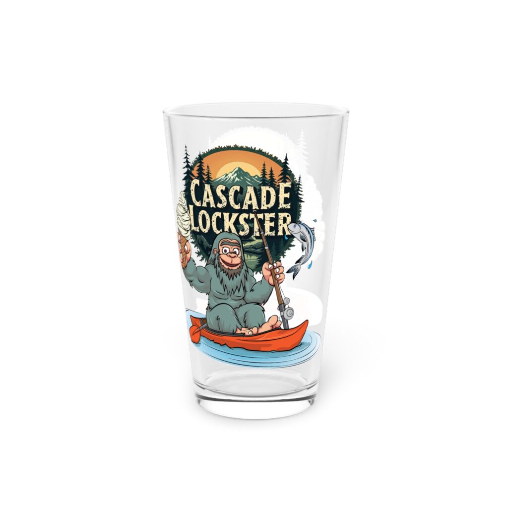 Adventure-Themed 16oz Pint Glass – Perfect for Outdoor Enthusiasts & Party Celebrations