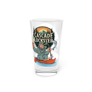 Adventure-Themed 16oz Pint Glass – Perfect for Outdoor Enthusiasts & Party Celebrations