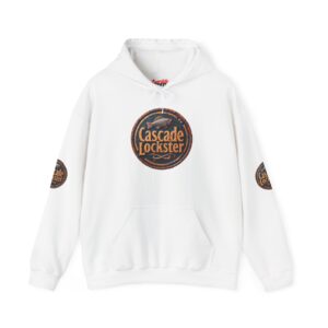 Iron Lockster Logo Adventure Hoodie - Casual Wear, Gift for Outdoor Lovers, Trendy Streetwear, Weekend Style, Perfect for Fall