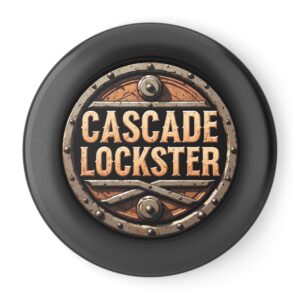 Cascade Lockster Iron Clad Frisbee - Perfect for Outdoor Fun, Games, Beach Days, Family Gatherings, Gifts