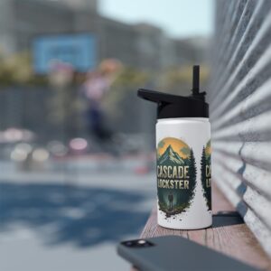 Cascade Lockster Adventure Water Bottle - Stainless Steel Travel Mug