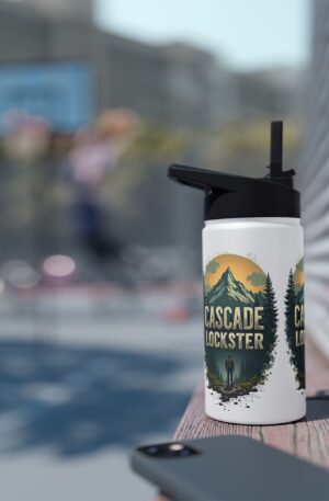 Cascade Lockster Adventure Water Bottle - Stainless Steel Travel Mug
