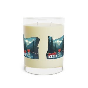Nature-Themed Scented Candle - Lockster Design, 11oz