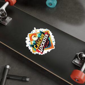 Cascade Lockster Kiss-Cut Vinyl Decals | Custom Stickers for Home, Car, & Glass | Perfect for Gifts, Crafts, and Decor