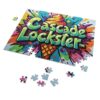 Colorful Jigsaw Puzzle with Tin, Fun Gift for Kids, Family Game Night, Collectible Art Puzzle, Lockster Ice Cream Theme Puzzle