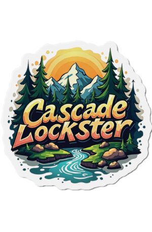 Cascade Lockster Nature-Inspired Die-Cut Magnets | Great for Home Decor, Gifts, Travel Souvenirs, Hiking Enthusiasts, or Just for Fun!