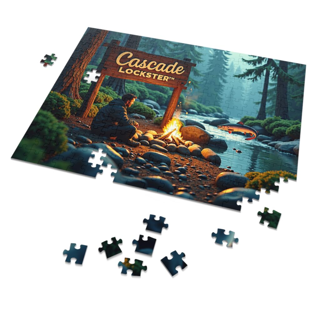Nature-Themed Jigsaw Puzzle with Tin, Ideal for Family Fun, Campfire Vibes, Great Gift for Puzzle Lovers, Perfect for Outdoor [...]