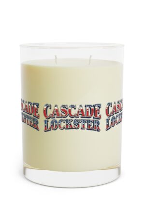 Cascade Lockster Scented Candle - Red, White and Blue design - Relaxing Home Decor, Gift for Her, Aromatherapy Candle, Profound Candles for Special Occasions