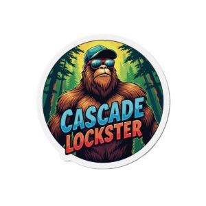 Playful Bigfoot Die-Cut Magnets - Fun Fridge Decor, Unique Gifts, Outdoor Vibes, Retro Aesthetic, Home Room Decor