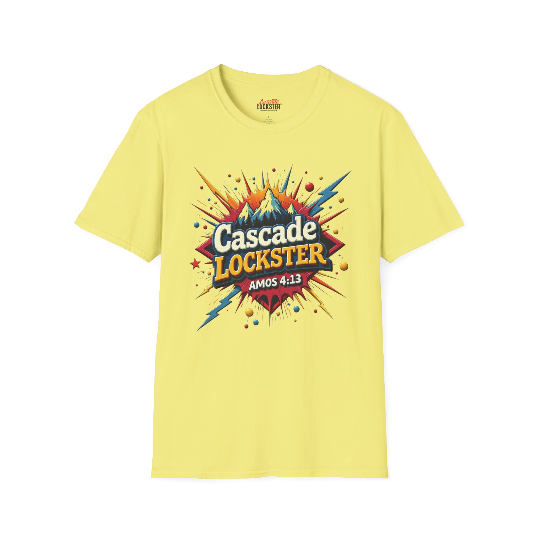 Colorful Inspirational Amos 4:13 Scripture Unisex T-Shirt - Casual Wear, Gift for Friends, Celebration Tee, Motivational Quote Shirt, Graphic Tee - Image 27
