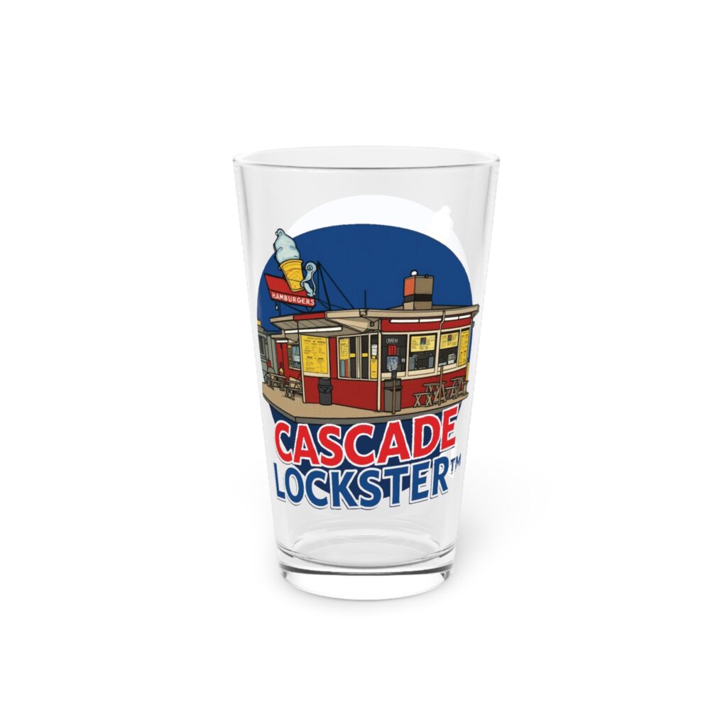 Eastwind Drive-In Pint Glass, 16oz