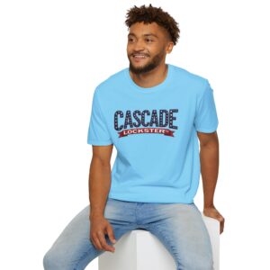 Cascade Lockster Patriotic Unisex Softstyle T-Shirt, Casual Tee for Festivals, 4th of July, Summer Barbecues, Gifts for Him/Her, Independence Day Apparel