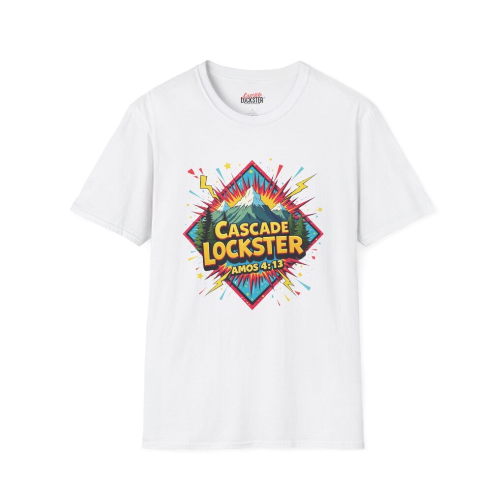Lockster Amos 4:13 Scripture, Colorful Unisex Softstyle T-Shirt, Casual Tee, Gift for Friends, Summer Wear, Unique Design, Festival Apparel
