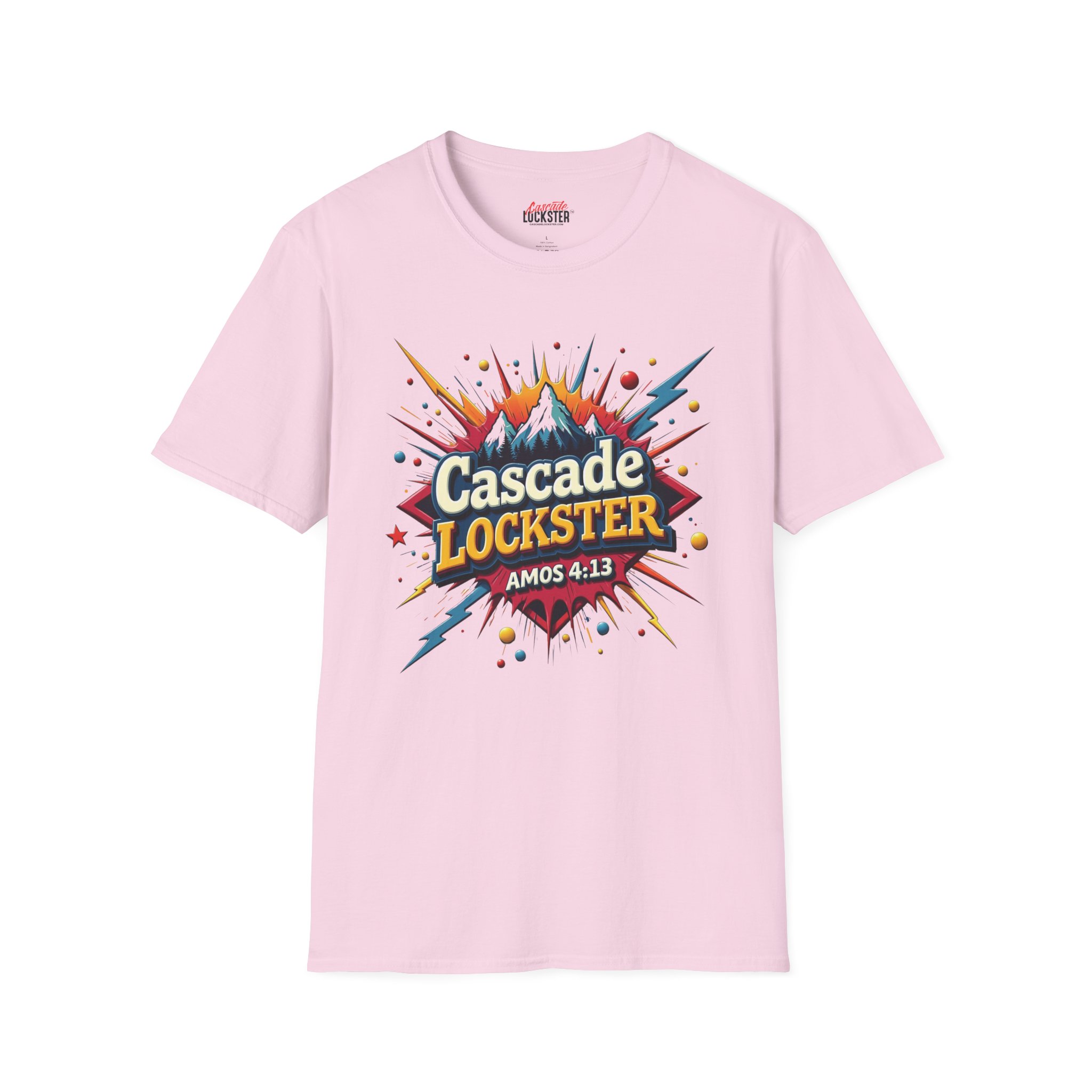 Colorful Inspirational Amos 4:13 Scripture Unisex T-Shirt - Casual Wear, Gift for Friends, Celebration Tee, Motivational Quote Shirt, Graphic Tee - Image 55