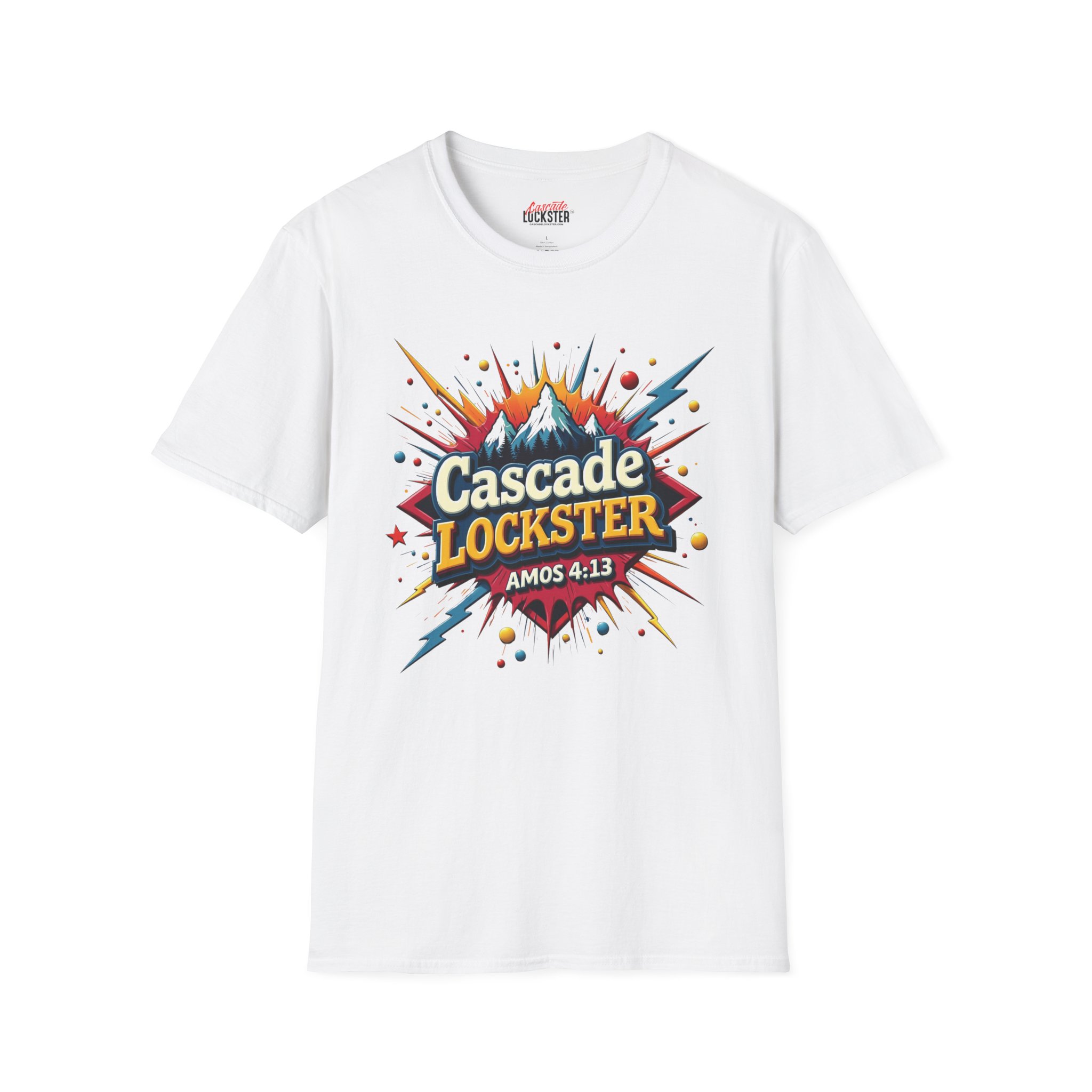 Colorful Inspirational Amos 4:13 Scripture Unisex T-Shirt - Casual Wear, Gift for Friends, Celebration Tee, Motivational Quote Shirt, Graphic Tee