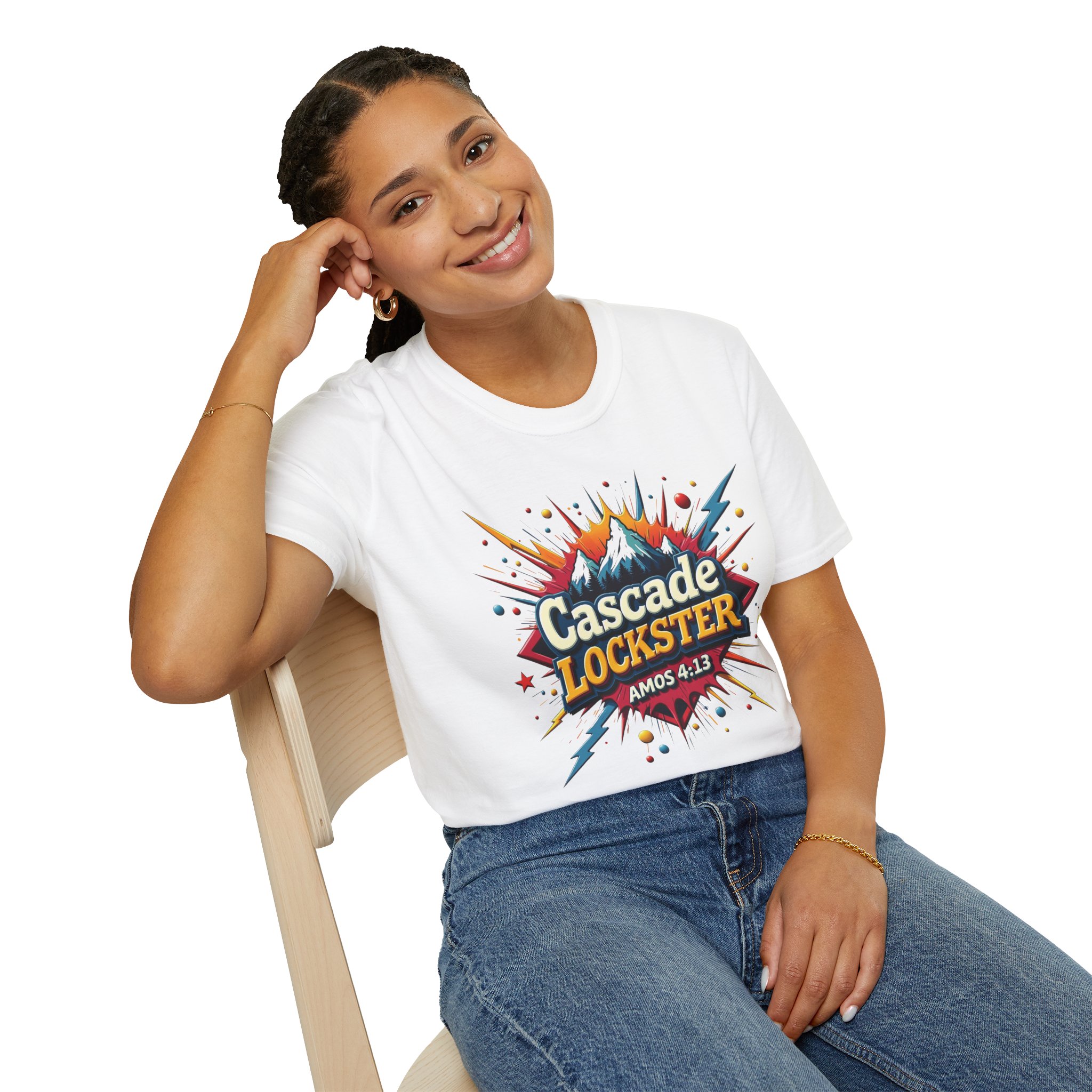 Colorful Inspirational Amos 4:13 Scripture Unisex T-Shirt - Casual Wear, Gift for Friends, Celebration Tee, Motivational Quote Shirt, Graphic Tee - Image 5
