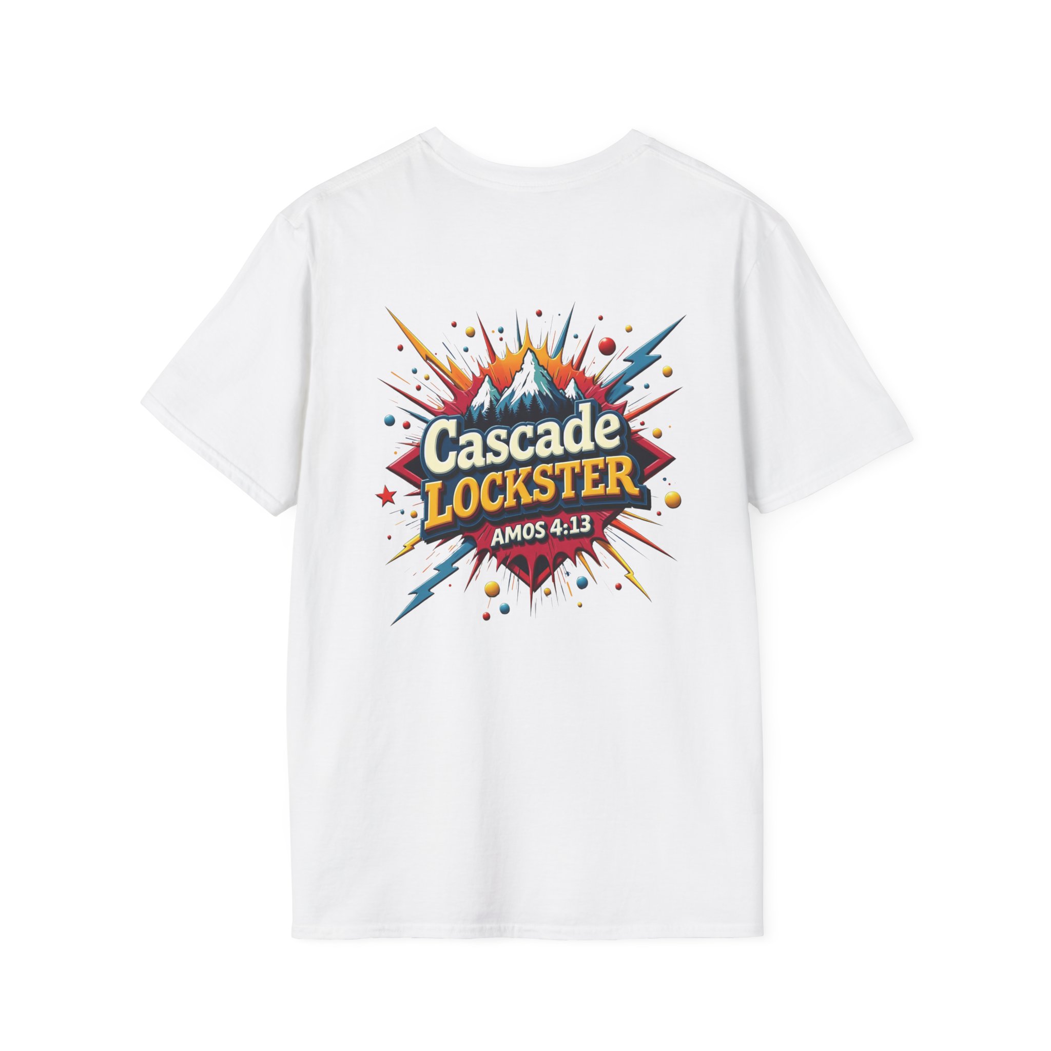Colorful Inspirational Amos 4:13 Scripture Unisex T-Shirt - Casual Wear, Gift for Friends, Celebration Tee, Motivational Quote Shirt, Graphic Tee - Image 2