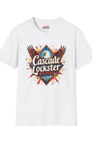 T-Shirt - Cascade Lockster Bald eagle Design