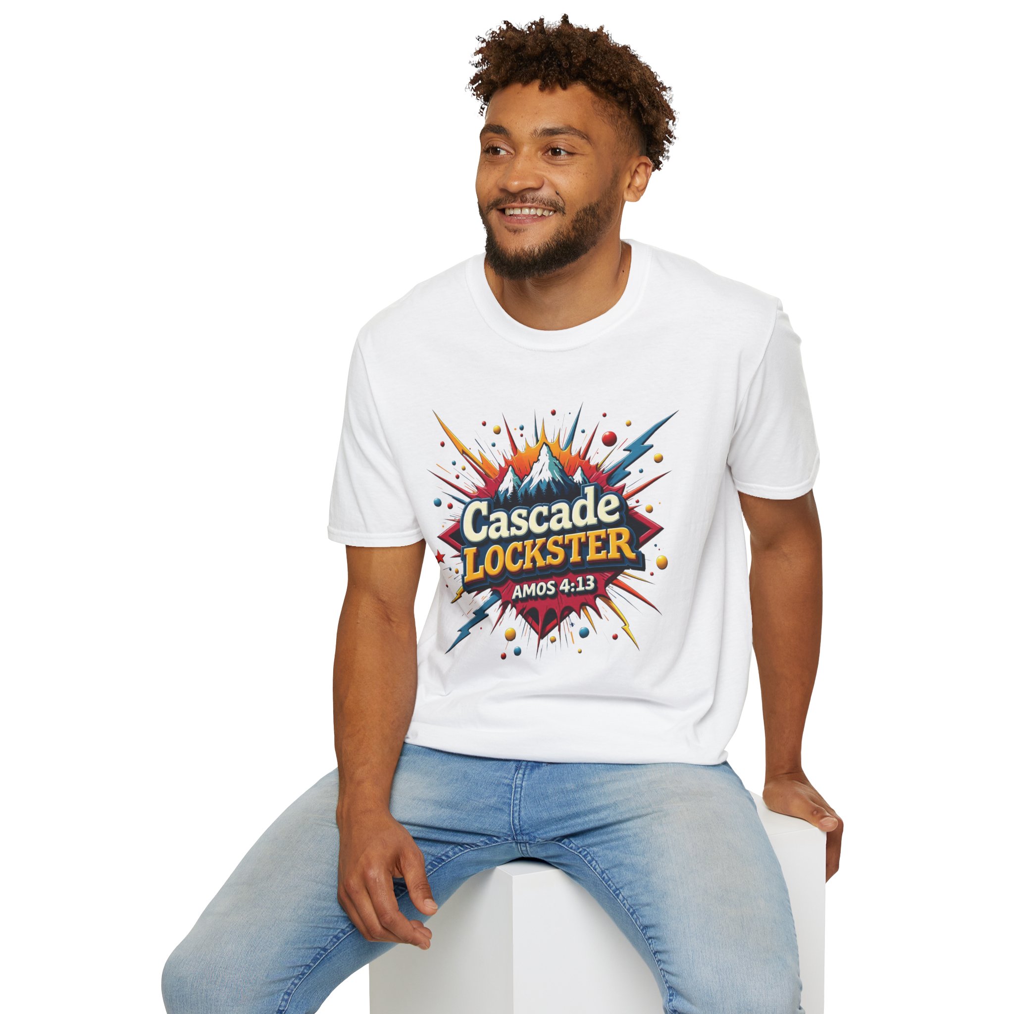 Colorful Inspirational Amos 4:13 Scripture Unisex T-Shirt - Casual Wear, Gift for Friends, Celebration Tee, Motivational Quote Shirt, Graphic Tee - Image 4
