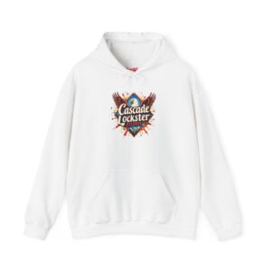 Hooded Sweatshirt Cascade Lockster Bald Eagle Design - Without Logo Sleeves
