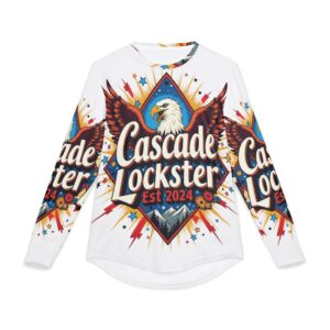 UV Protection Long Sleeve Shirt - Cascade Lockster Bald Eagle Design