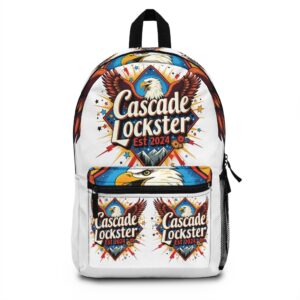 Lockster Eagle Adventure Backpack, Customizable Travel Bag, Perfect for Students, Camping, Back to School, Personalized Gift