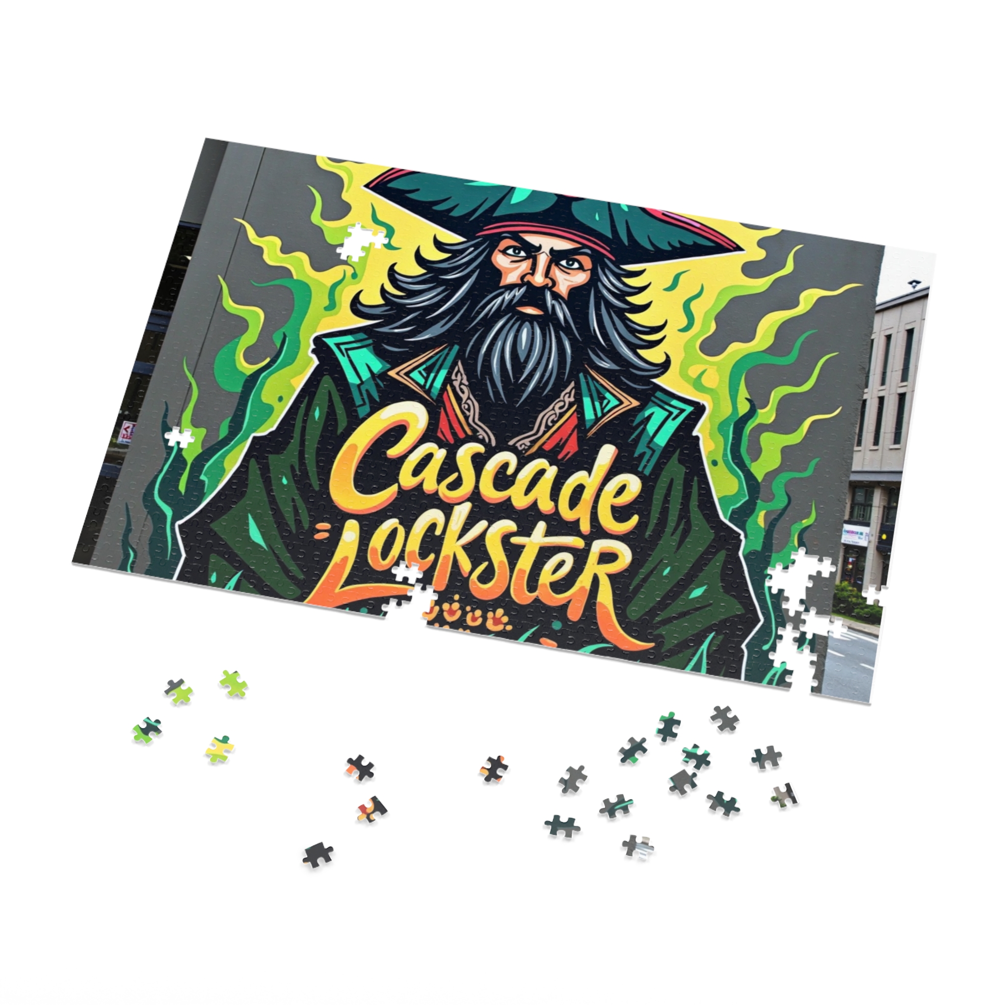 Lockster Pirate "Original Mascot" Jigsaw Puzzle with Tin - Image 5