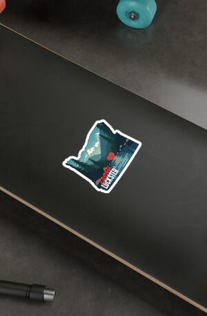 Cascade Lockster Kiss-Cut Vinyl Decals - Nature Lover Stickers for Outdoorsy Vibes