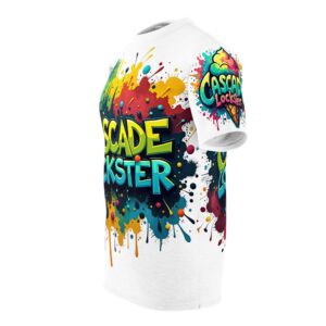 Colorful Cascade Rockstar Unisex Tee - Vibrant Graffiti Design