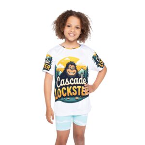 Kids Sports Jersey - Cascade Lockster Bigfoot Adventure Tee