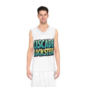 Cascade Lockster Basketball Jersey - Sports Apparel, Outdoor Gear, Unique Gift, Activewear, Statement Piece