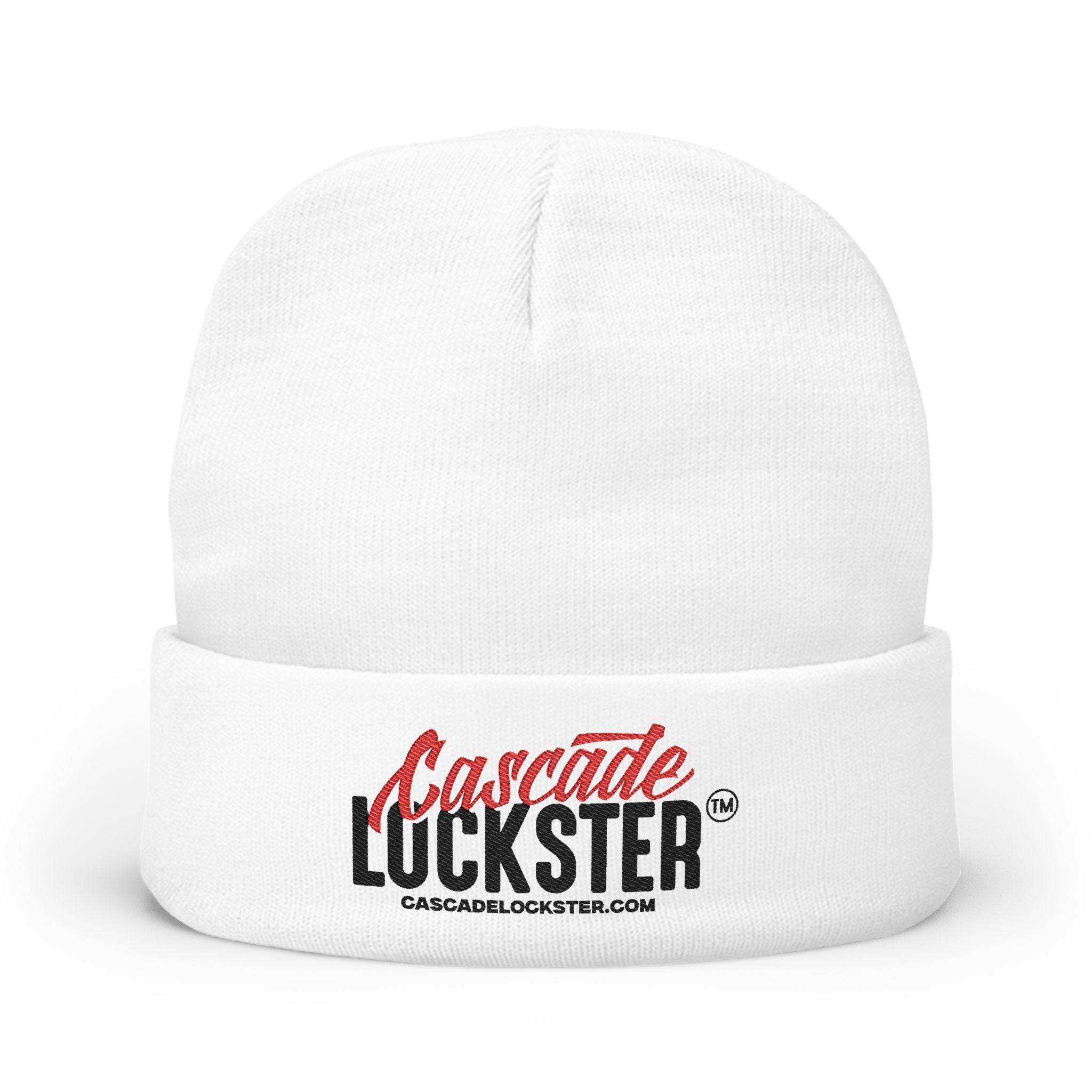 Cascade Lockster Logo Knit Beanie (Embroidery) - Image 4