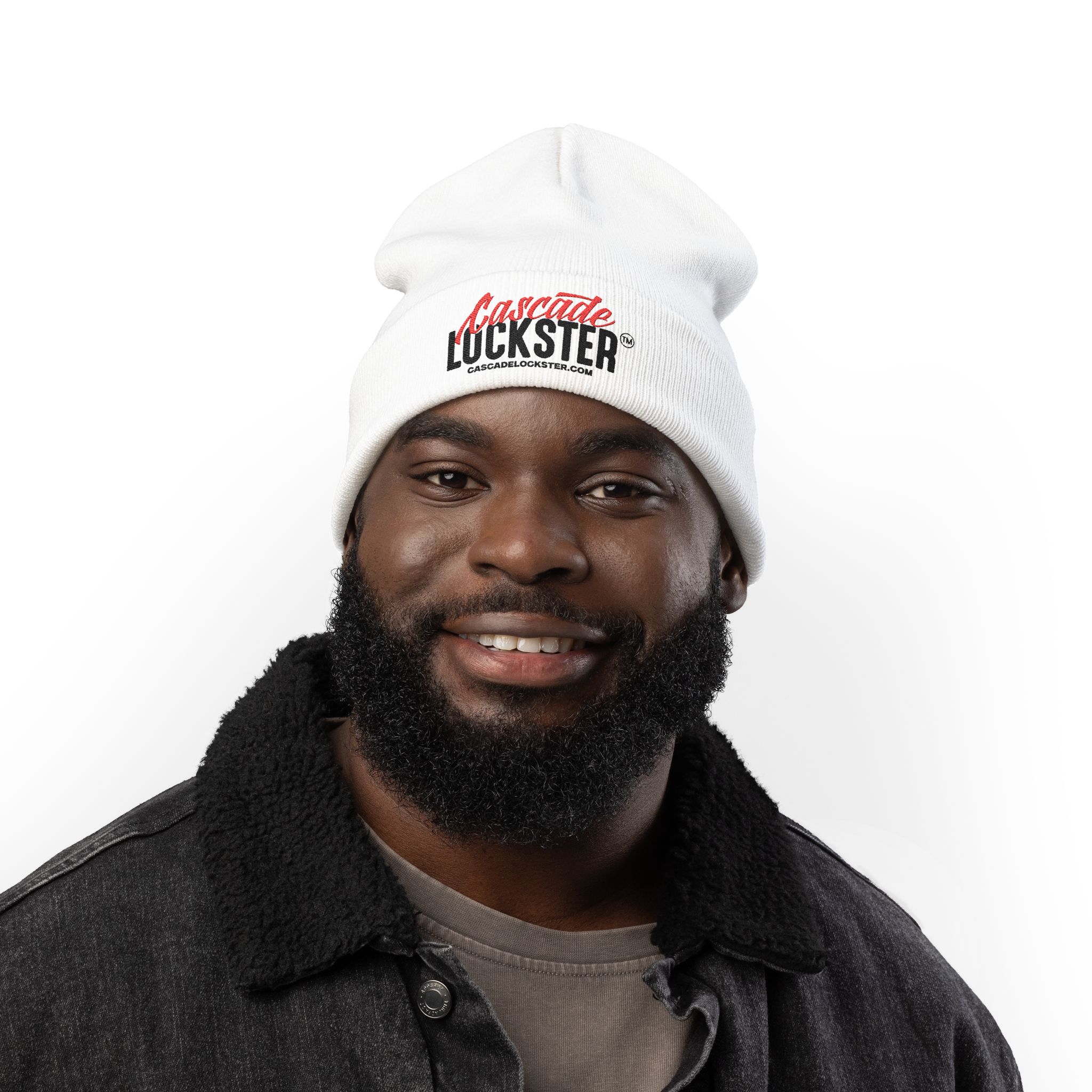Cascade Lockster Logo Knit Beanie (Embroidery) - Image 6