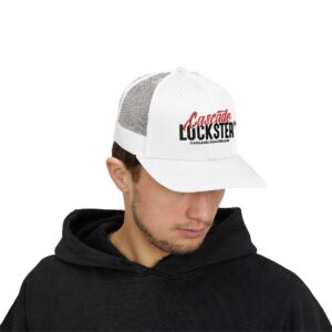 Lockster Logo - Trendy Snapback Trucker Cap, Stylish Men's and Women's Hat, Adjustable Cap for Outdoor Activities, Perfect Gift for Sports Lovers