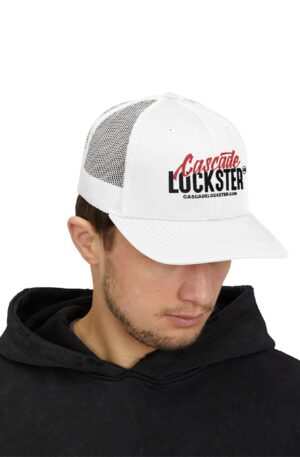 Lockster Logo - Trendy Snapback Trucker Cap, Stylish Men's and Women's Hat, Adjustable Cap for Outdoor Activities, Perfect Gift for Sports Lovers