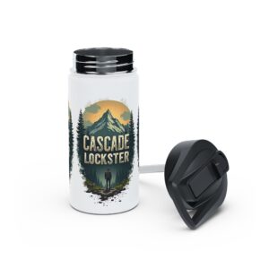 Cascade Lockster Adventure Water Bottle - Stainless Steel Travel Mug
