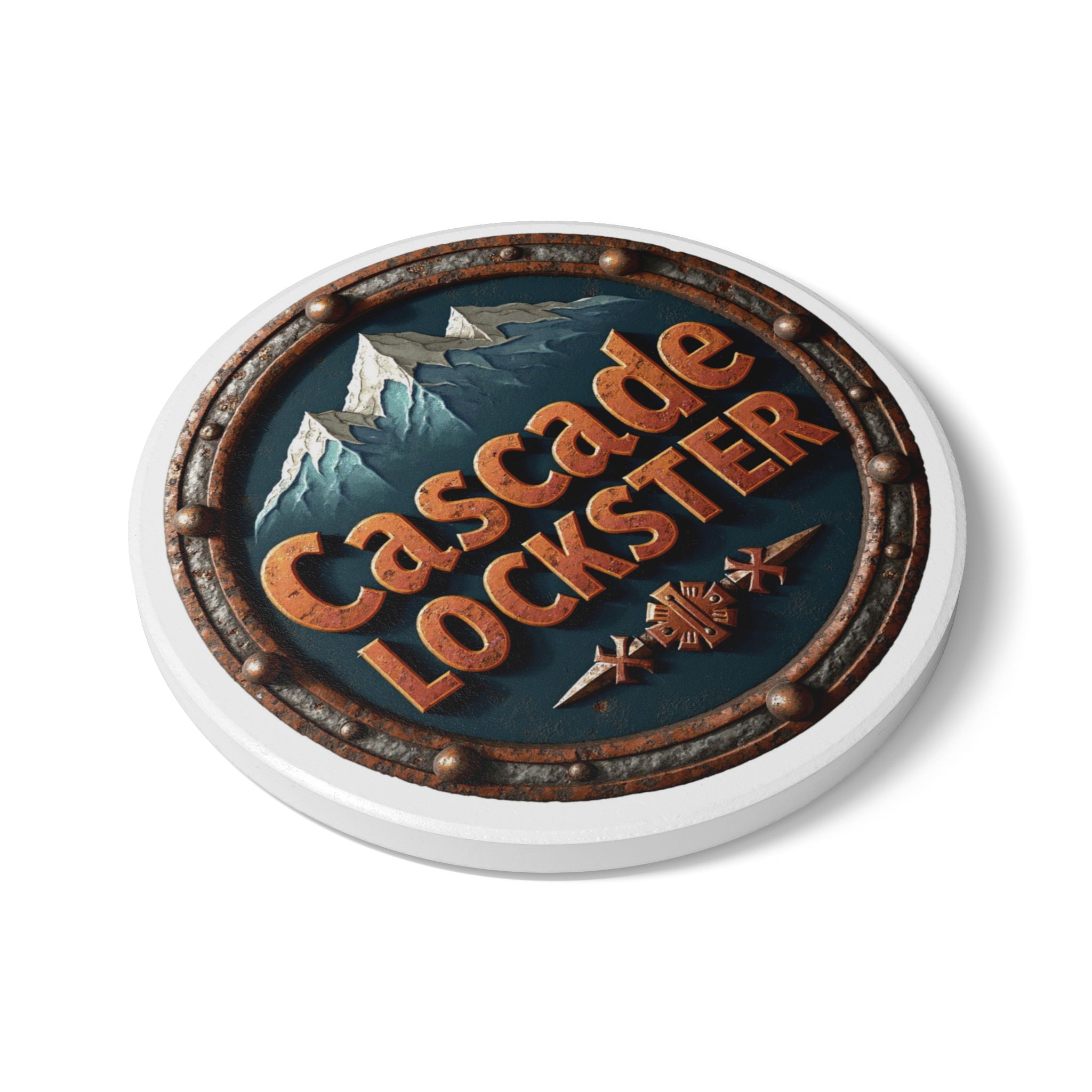 Rustic Mountain Themed Ceramic Coaster Set | Home Decor, Gift for Nature Lovers, Camping Essentials, Kitchen Accessories, Coffee Table Decor - Image 4