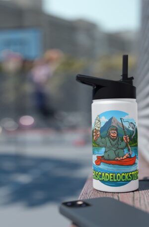 Sammy Sasquatch Cascade Lockster Adventure-Inspired Stainless Steel Water Bottle | Outdoor Gear, Camping Accessories, Sports Hydration, Gift for Nature Lovers, Fishing [...]