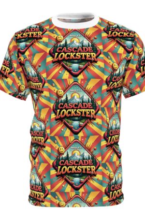 Cascade Lockster Retro Graphic Tee — All-Over Print