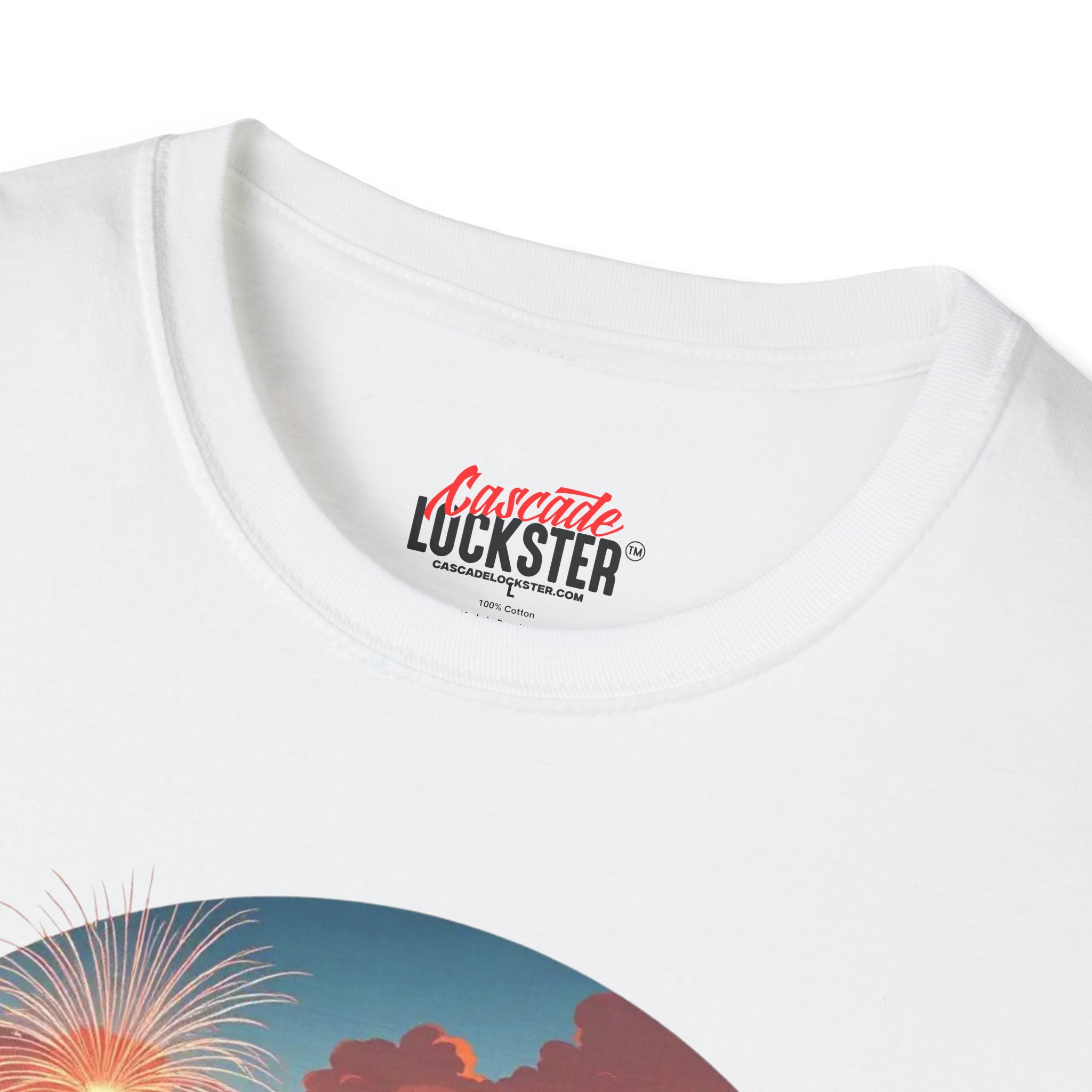 Cascade Locks Oregon 1969 Classic Muscle Car T-Shirt - Image 3